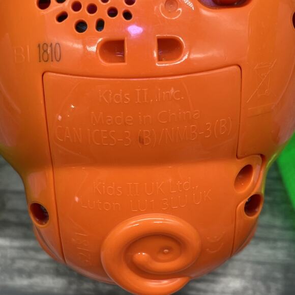 Bright Starts Roll & Glow Monkey Toy with Lights and Melodies, Ages 6M+ {1} - Picture 7 of 9